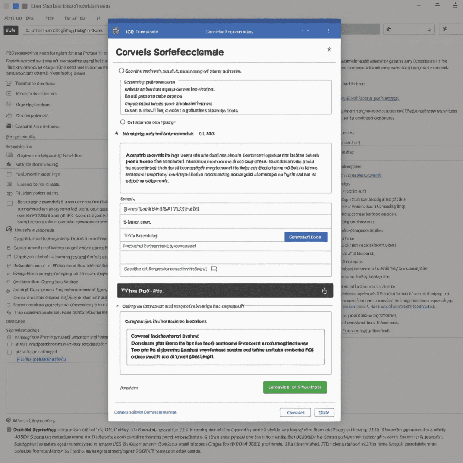 Screenshot of the PDF File Converter processing page, showing a progress bar and a 'Converting...' message